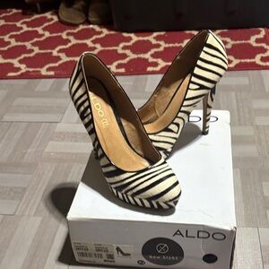 Aldo Zebra Stripe Women's Heels